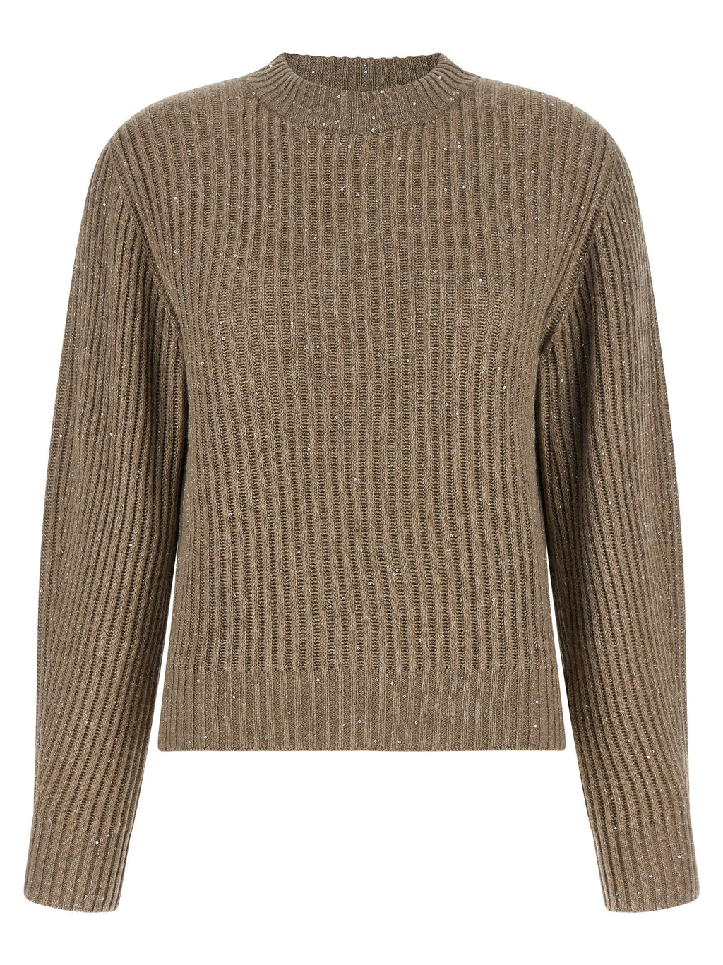 Brunello Cucinelli Beige Cashmere Cardigan