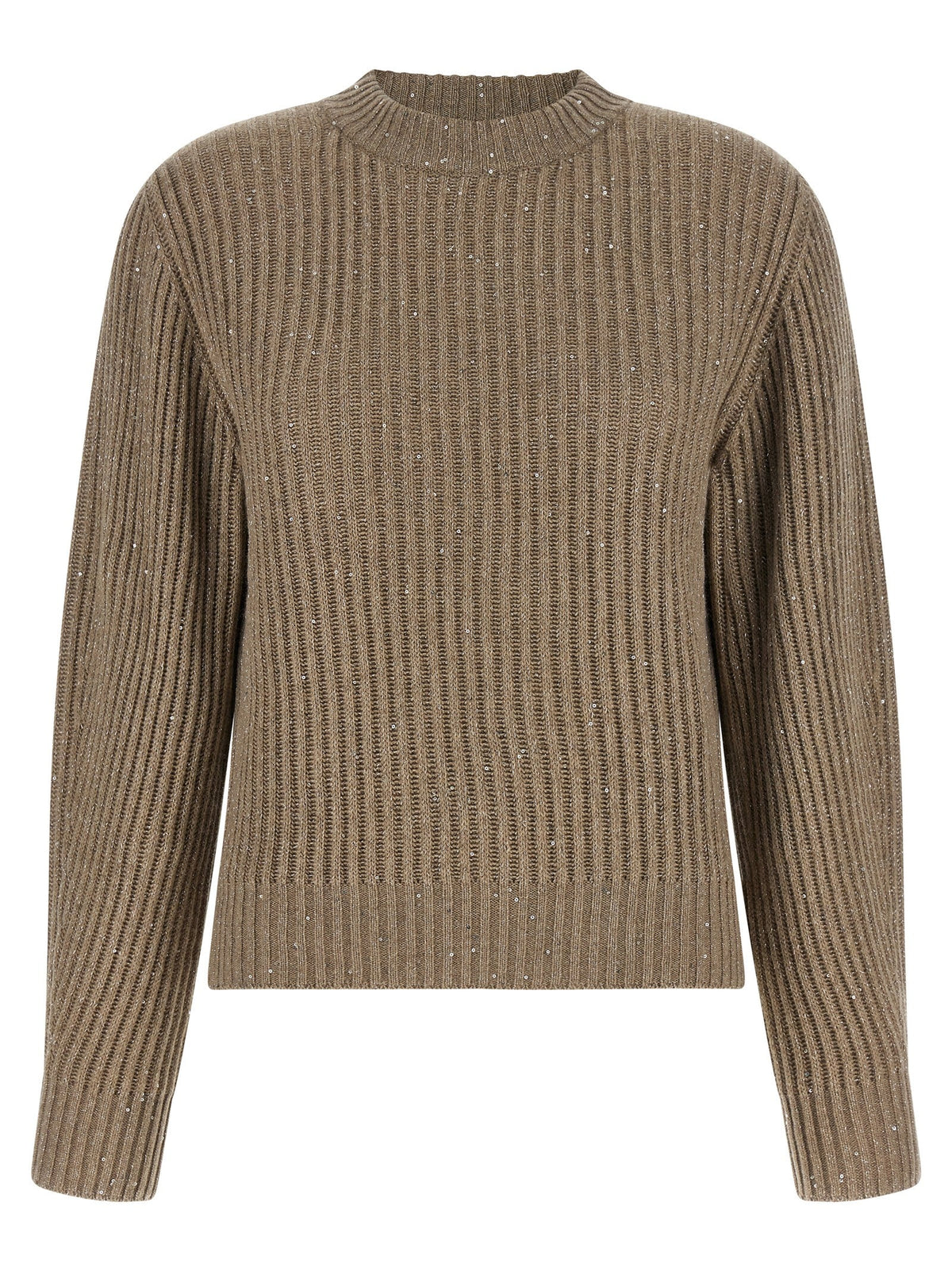 Brunello Cucinelli Beige Cashmere Cardigan