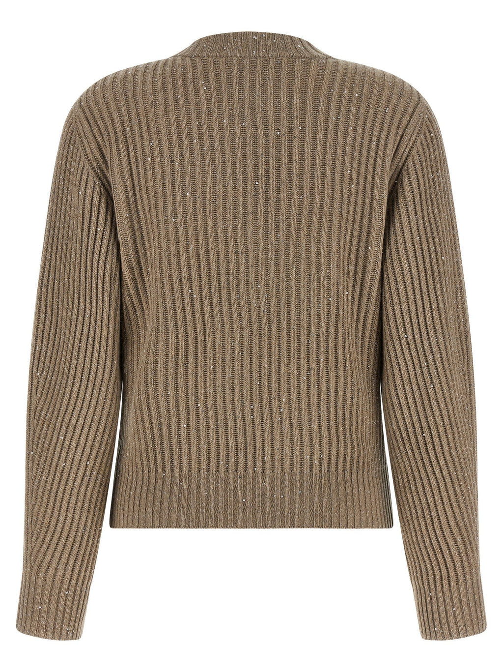 Brunello Cucinelli Beige Cashmere Cardigan