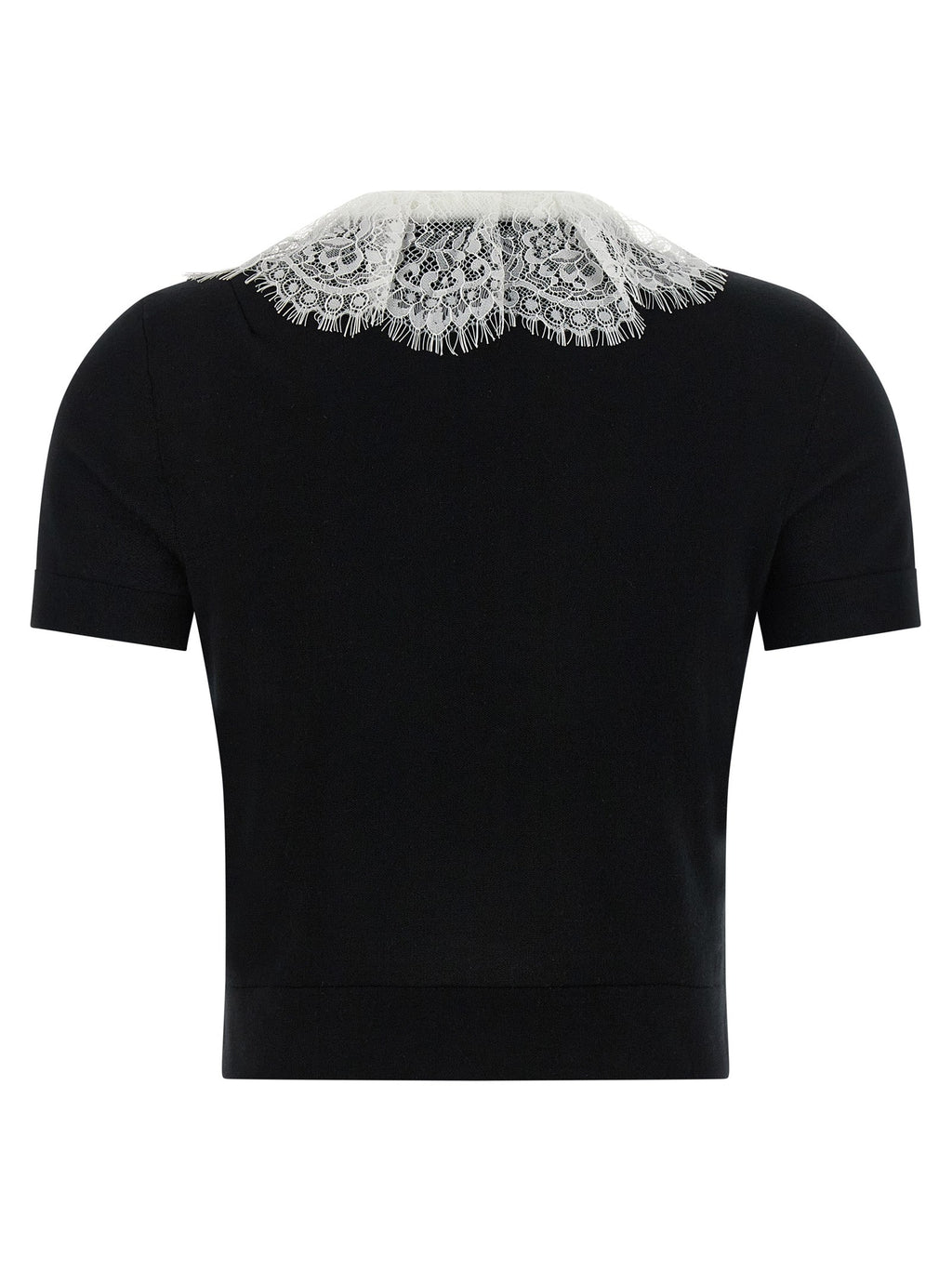 Self-Portrait Bicolor Wool Blouse
