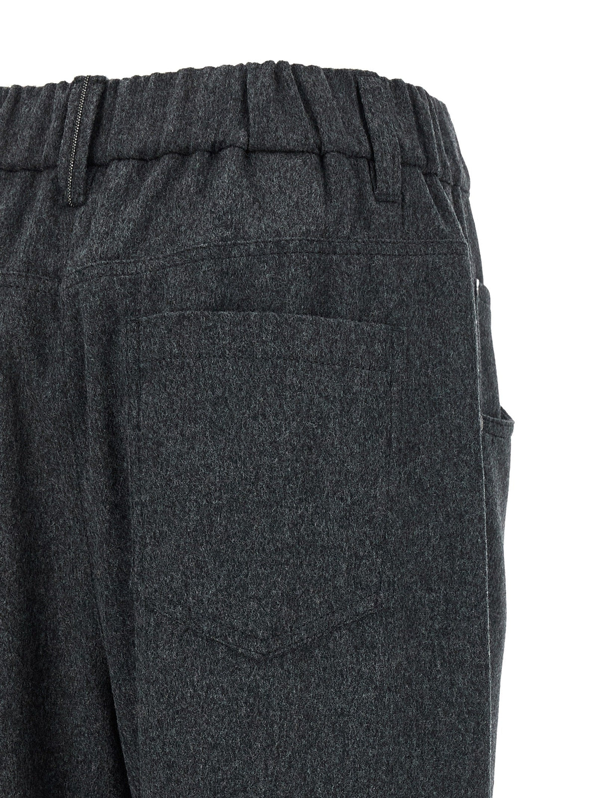 Brunello Cucinelli Gray Wool Pants