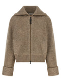 Brunello Cucinelli Beige Cashmere Cardigan