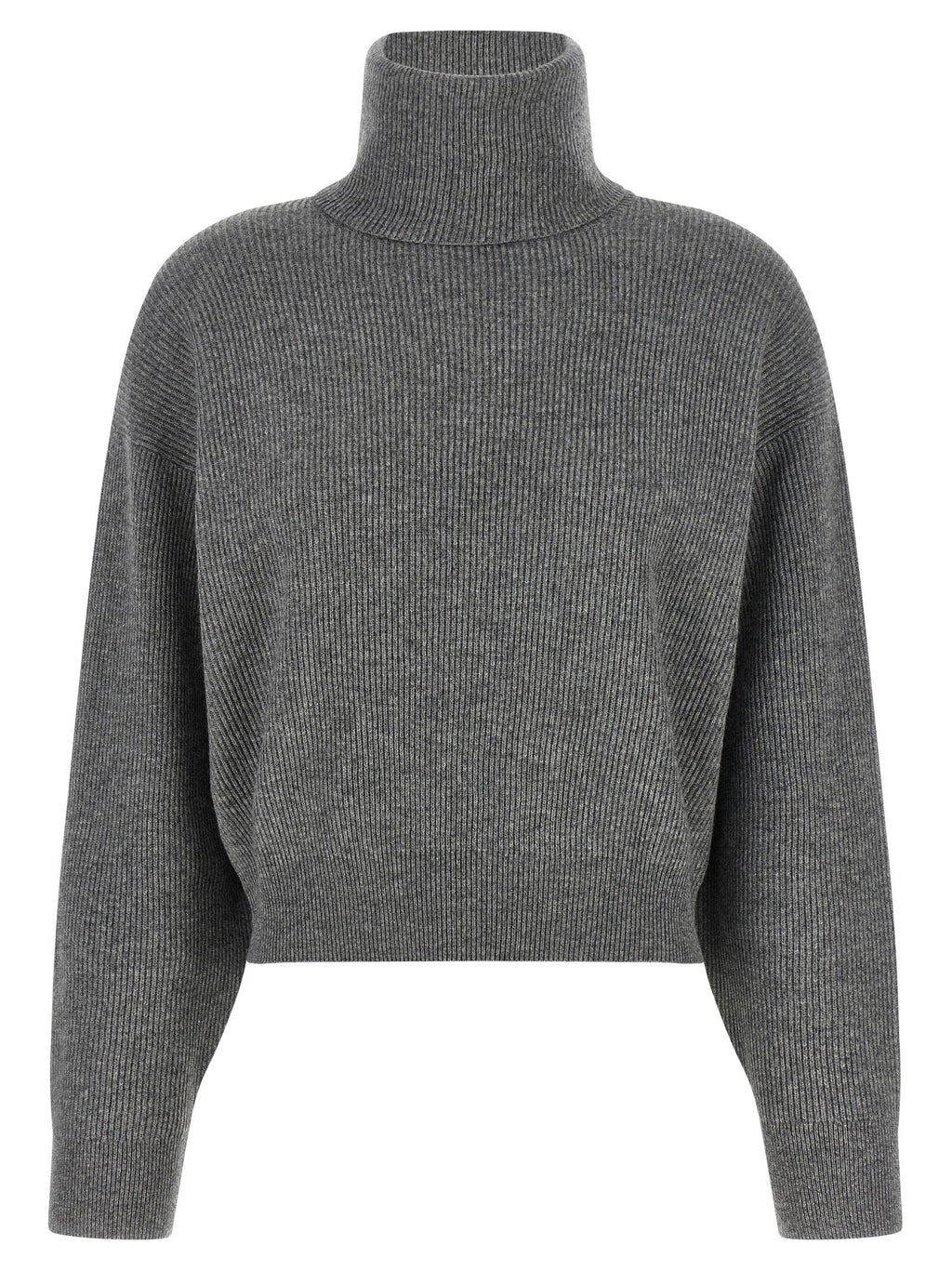 Brunello Cucinelli Gray Virgin Wool Cardigan