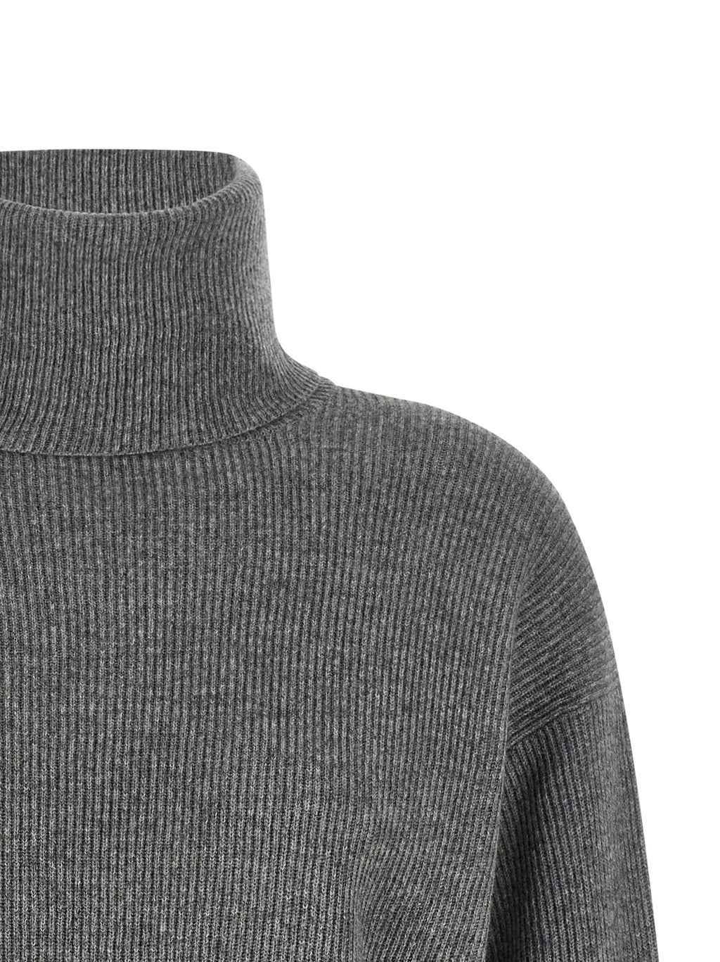Brunello Cucinelli Gray Virgin Wool Cardigan