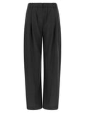 Brunello Cucinelli Gray Virgin Wool Casual Pants