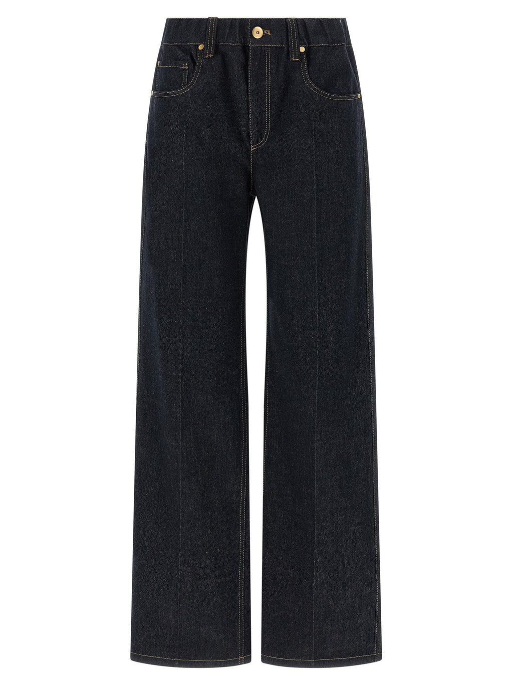 Brunello Cucinelli Blue Cotton Jeans Denim
