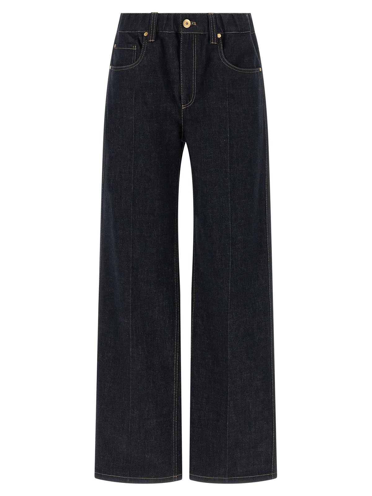 Brunello Cucinelli Blue Cotton Jeans Denim