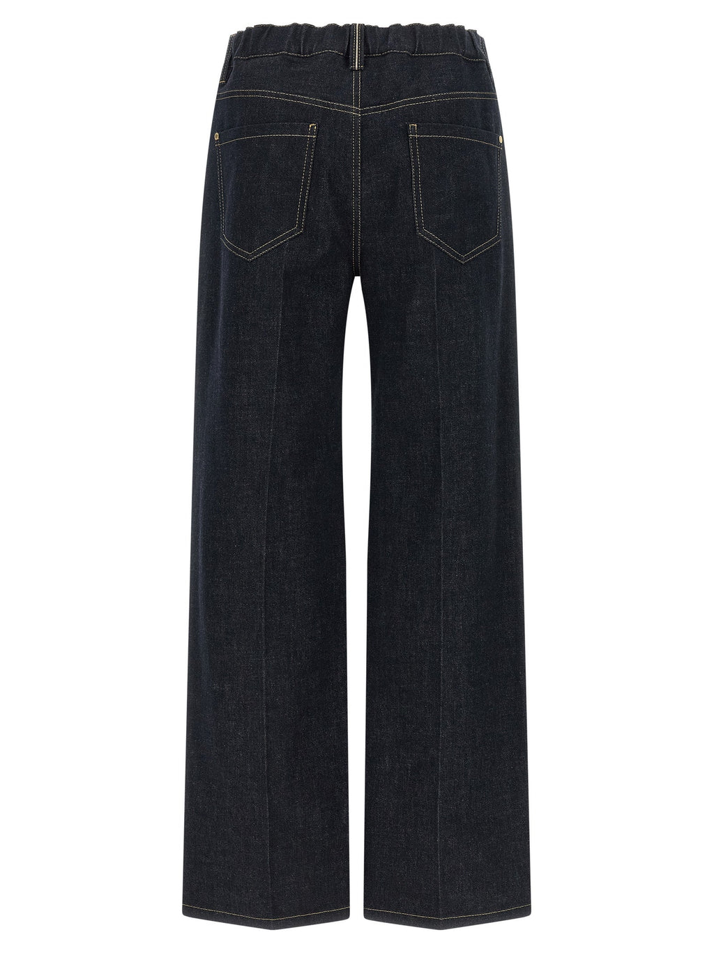 Brunello Cucinelli Blue Cotton Jeans Denim