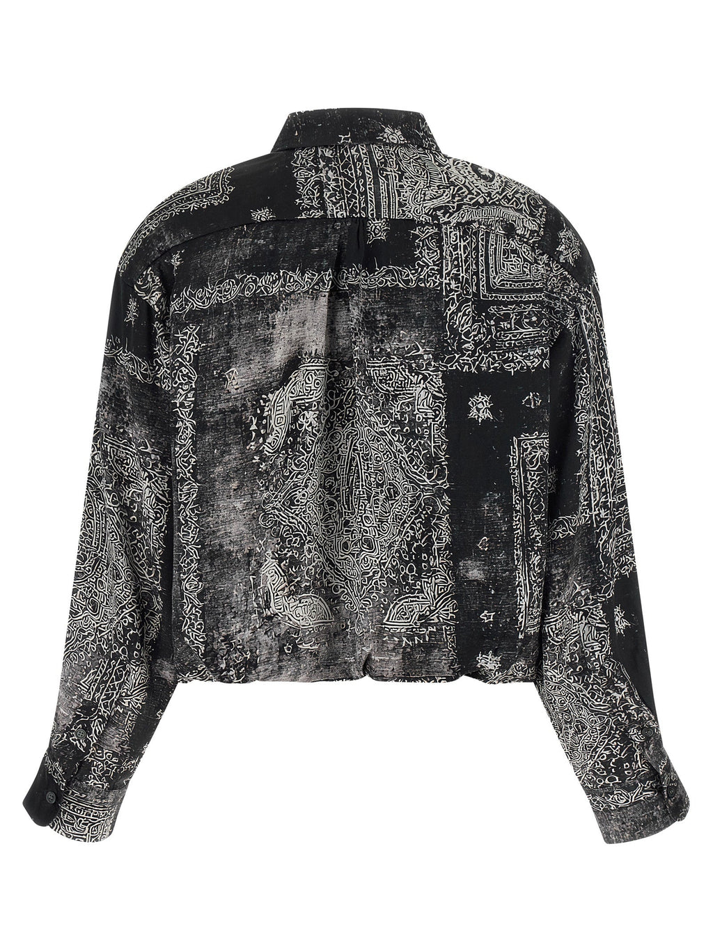 R13 Black Silk Blouse