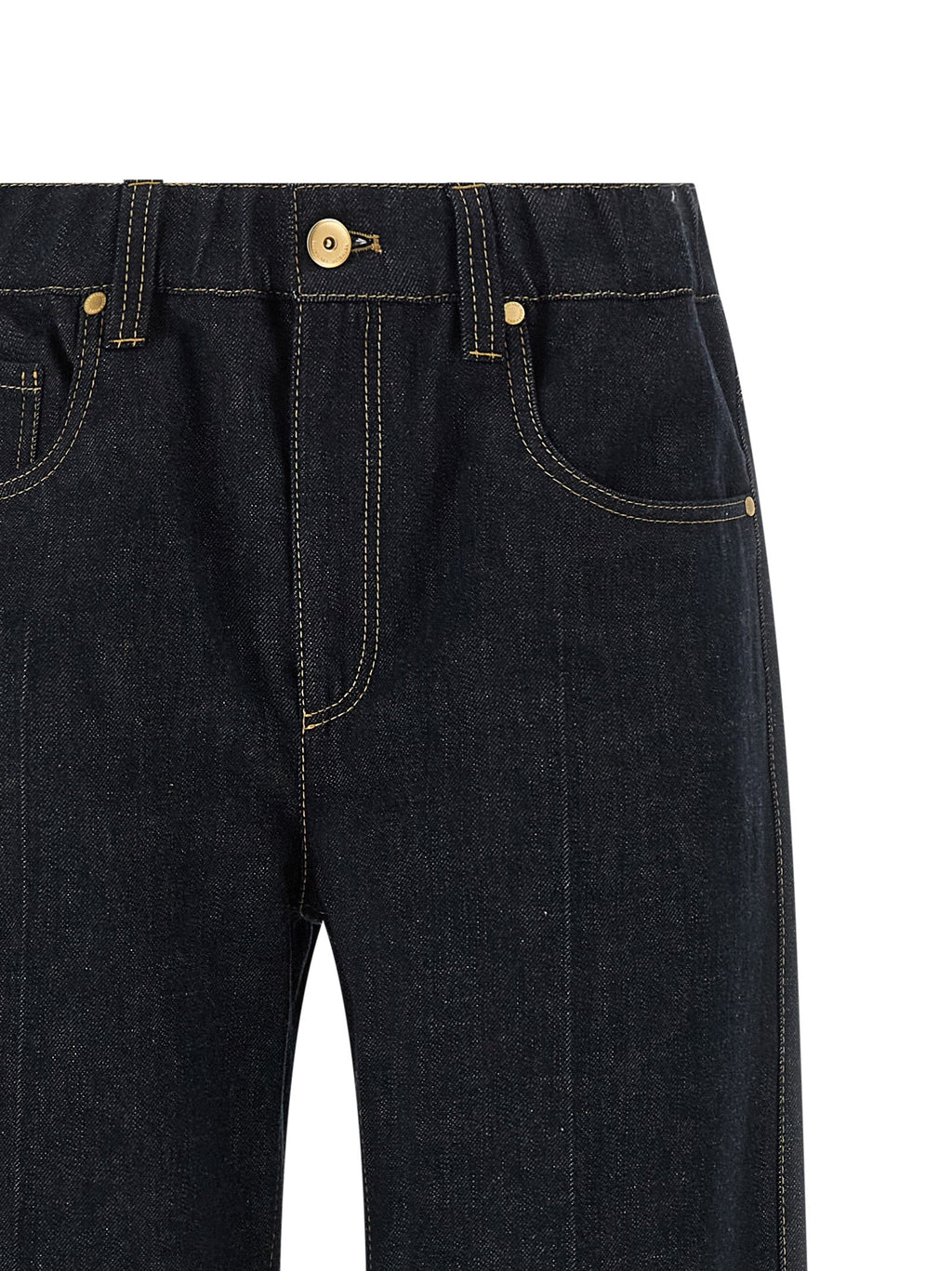 Brunello Cucinelli Blue Cotton Jeans Denim