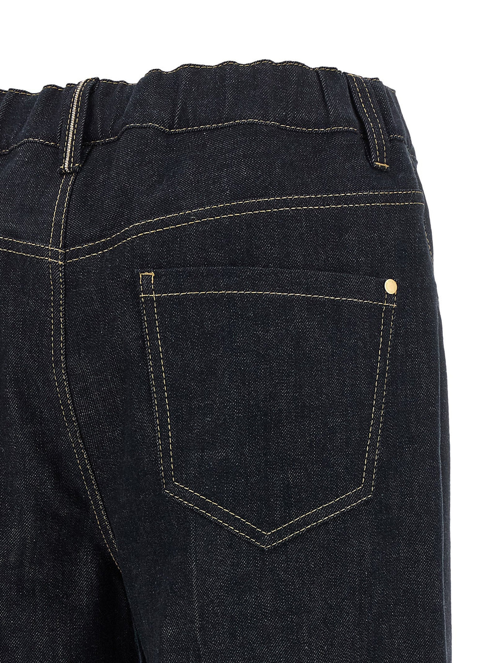 Brunello Cucinelli Blue Cotton Jeans Denim
