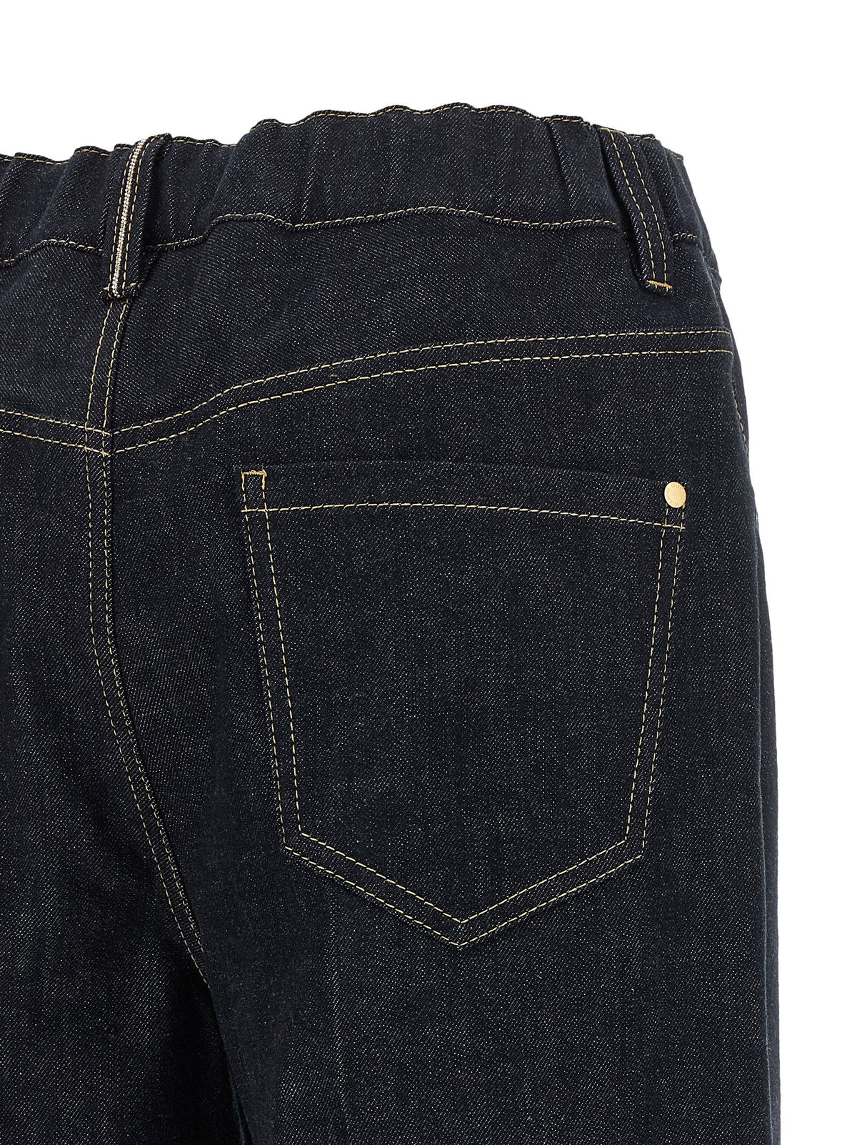 Brunello Cucinelli Blue Cotton Jeans Denim