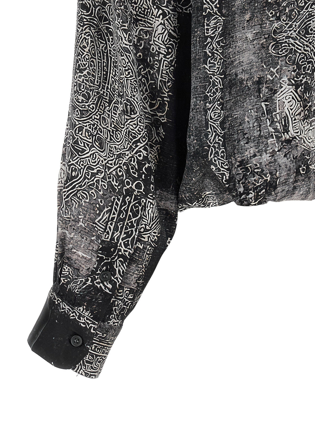 R13 Black Silk Blouse