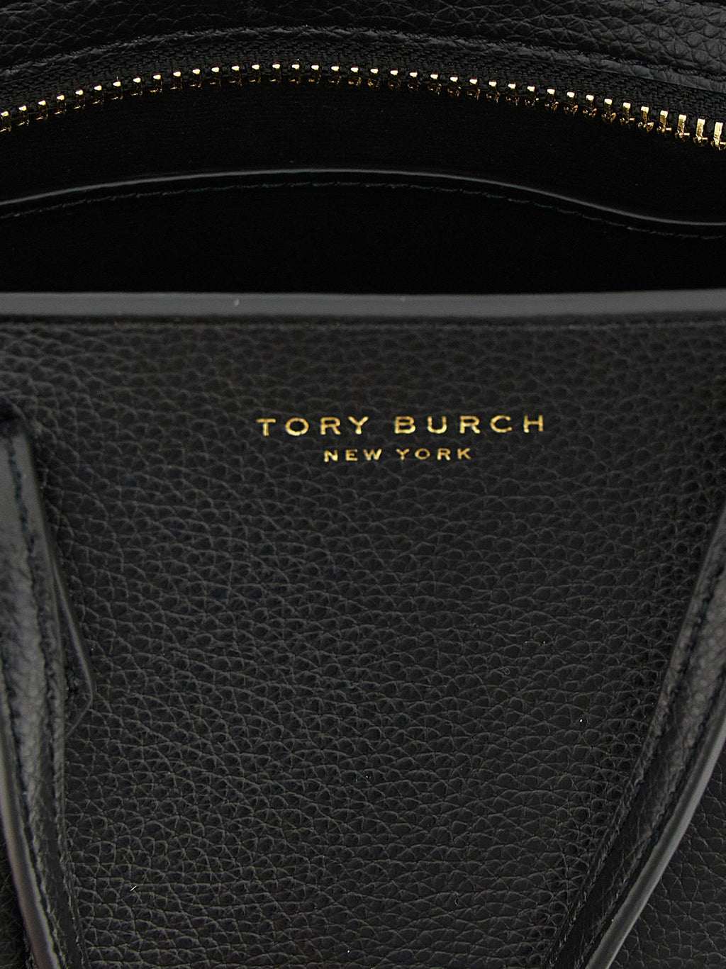 Tory Burch Black Cowhide Handbag