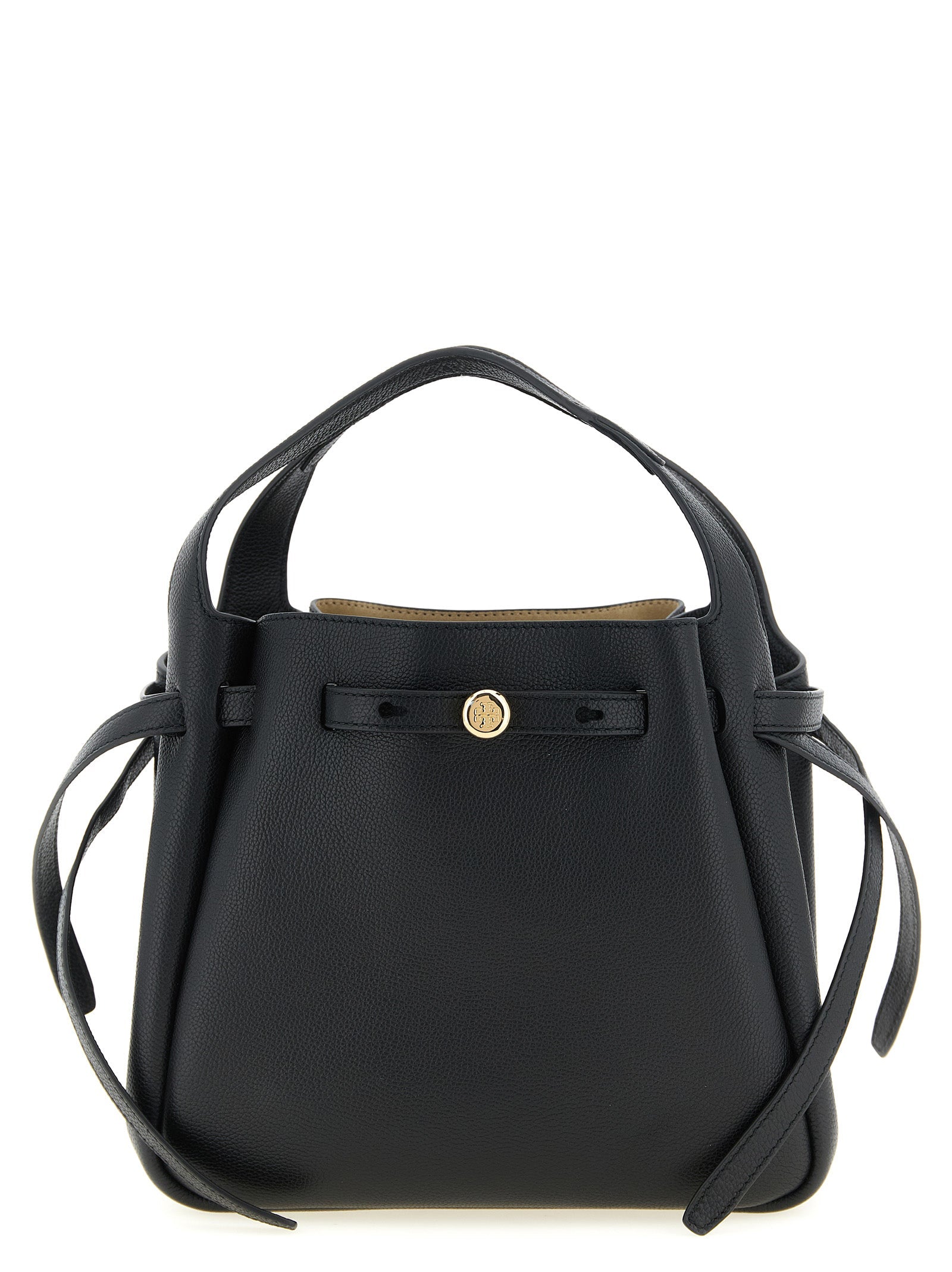 Tory Burch Black Cowhide Handbag