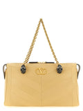 Valentino Garavani Beige Lamb Leather Shoulder Bag