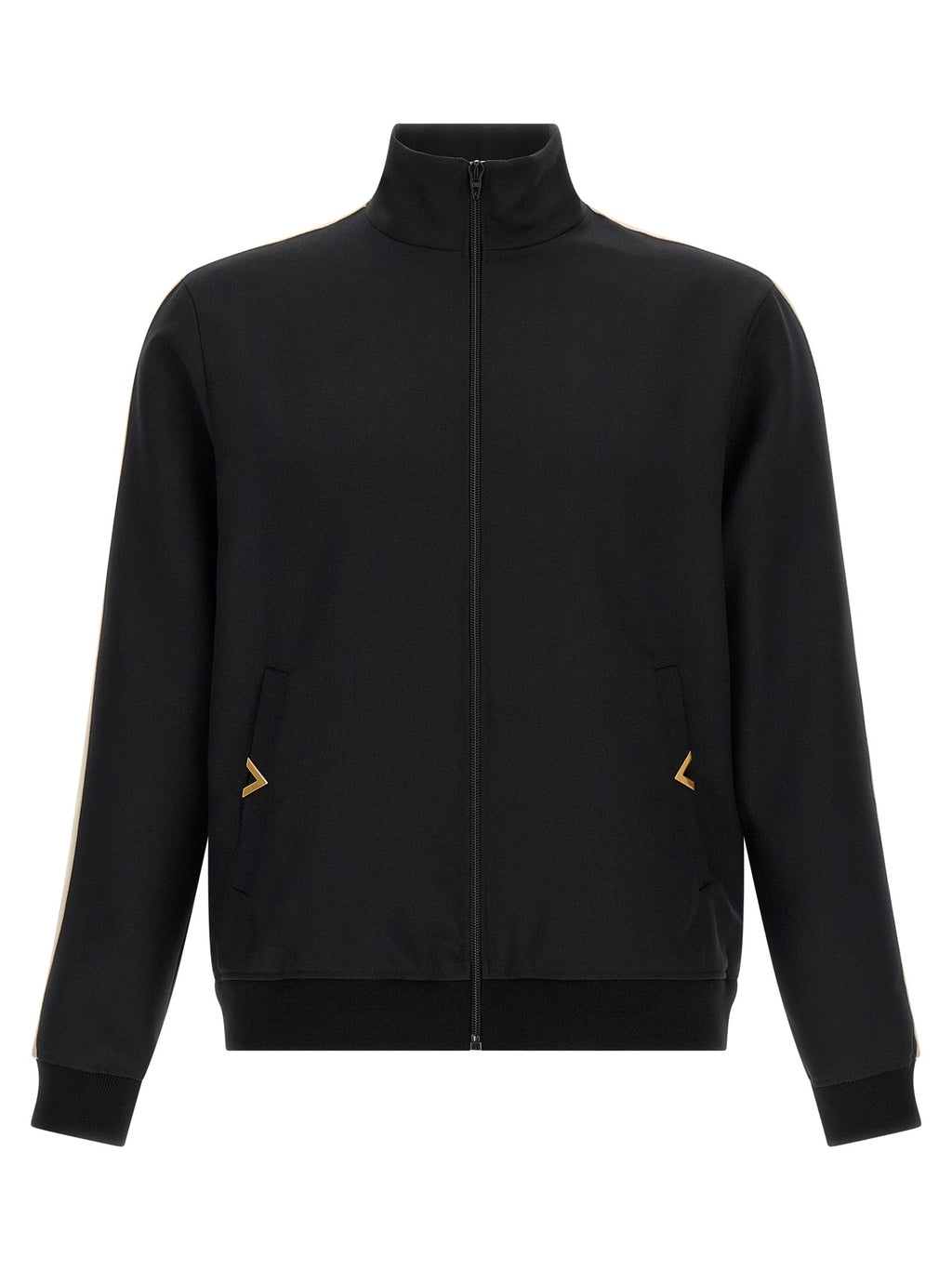 Valentino Garavani Black Polyester Sweatshirt
