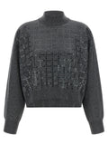 Brunello Cucinelli Gray Cashmere Cardigan