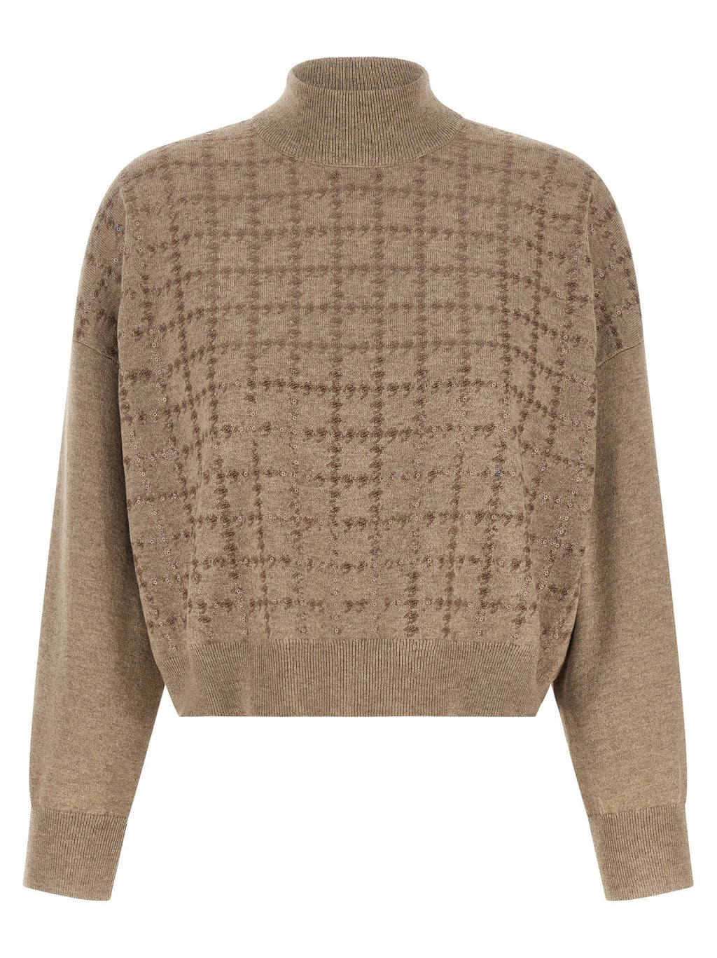 Brunello Cucinelli Beige Cashmere Cardigan