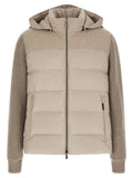 MooRER Beige Wool Full-Length Jacket