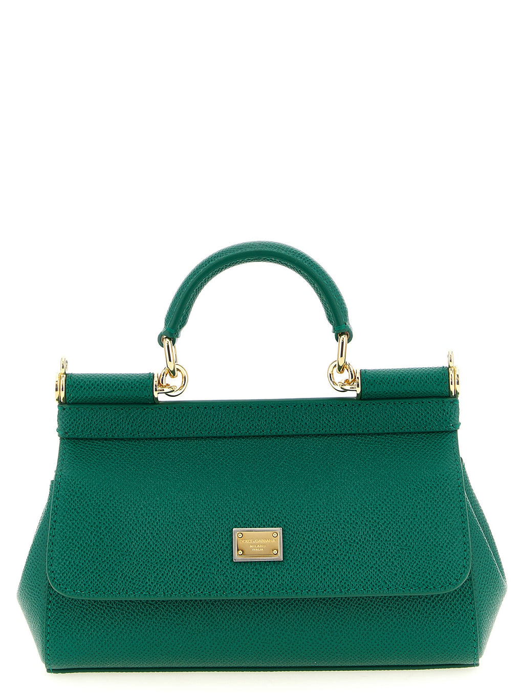 Dolce & Gabbana Bicolor Calfskin Handbag