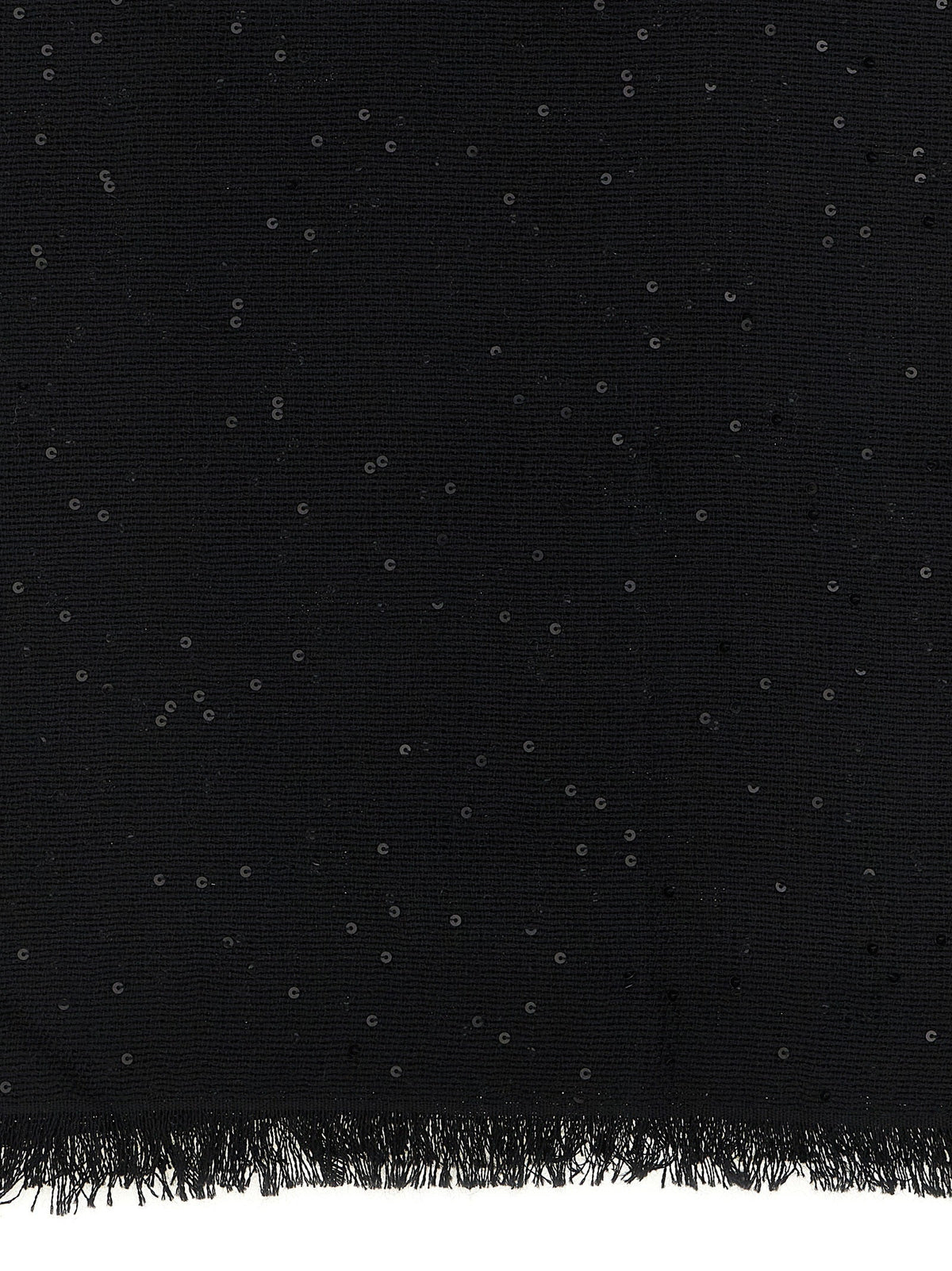 Brunello Cucinelli Black Cashmere Scarf