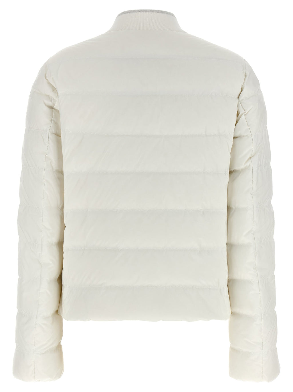 Brunello Cucinelli White Polyester Full-Length Jacket