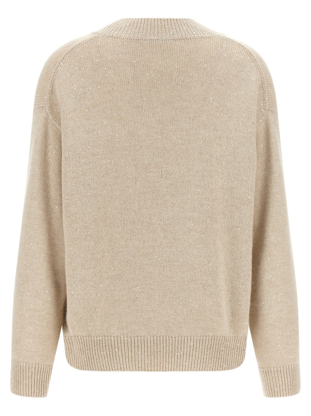 Brunello Cucinelli Beige Cashmere Cardigan
