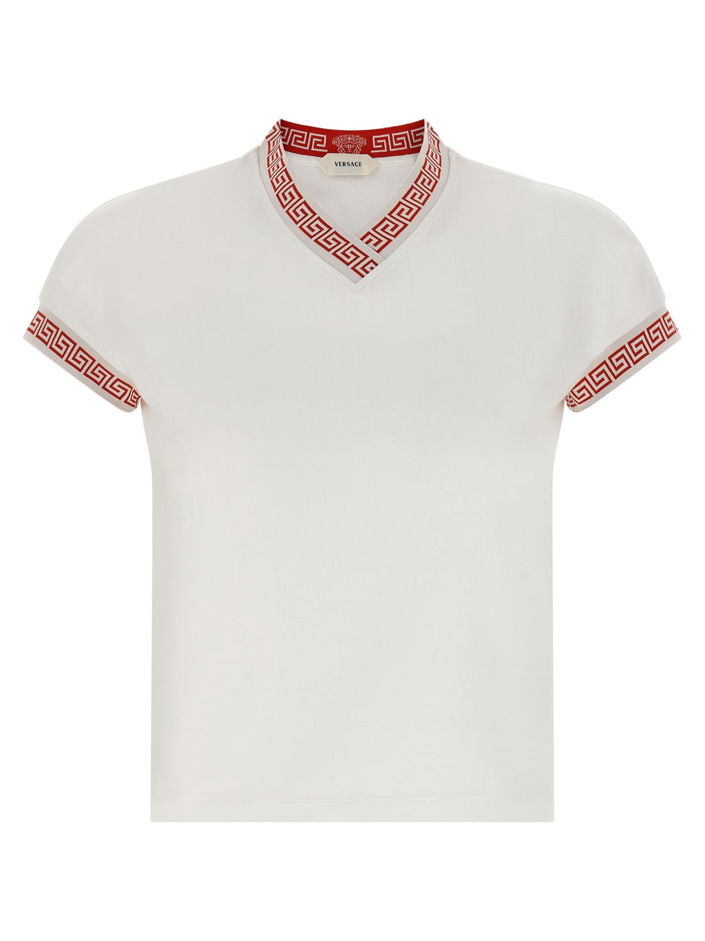 Versace Red Cotton T-Shirt