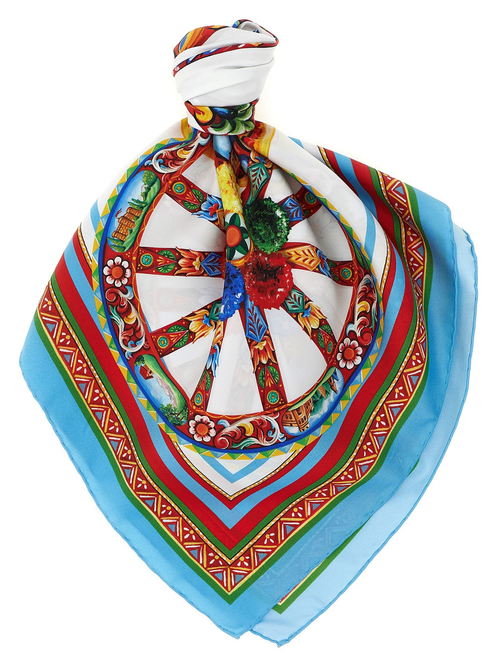 Dolce & Gabbana Multicolor Silk Foulard