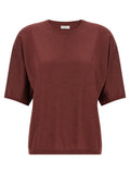 Brunello Cucinelli Bordeaux Cashmere Cardigan