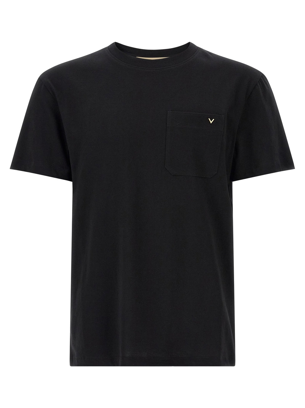 Valentino Garavani Black Cotton T-Shirt