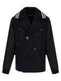 Dsquared² Blue Wool Coat