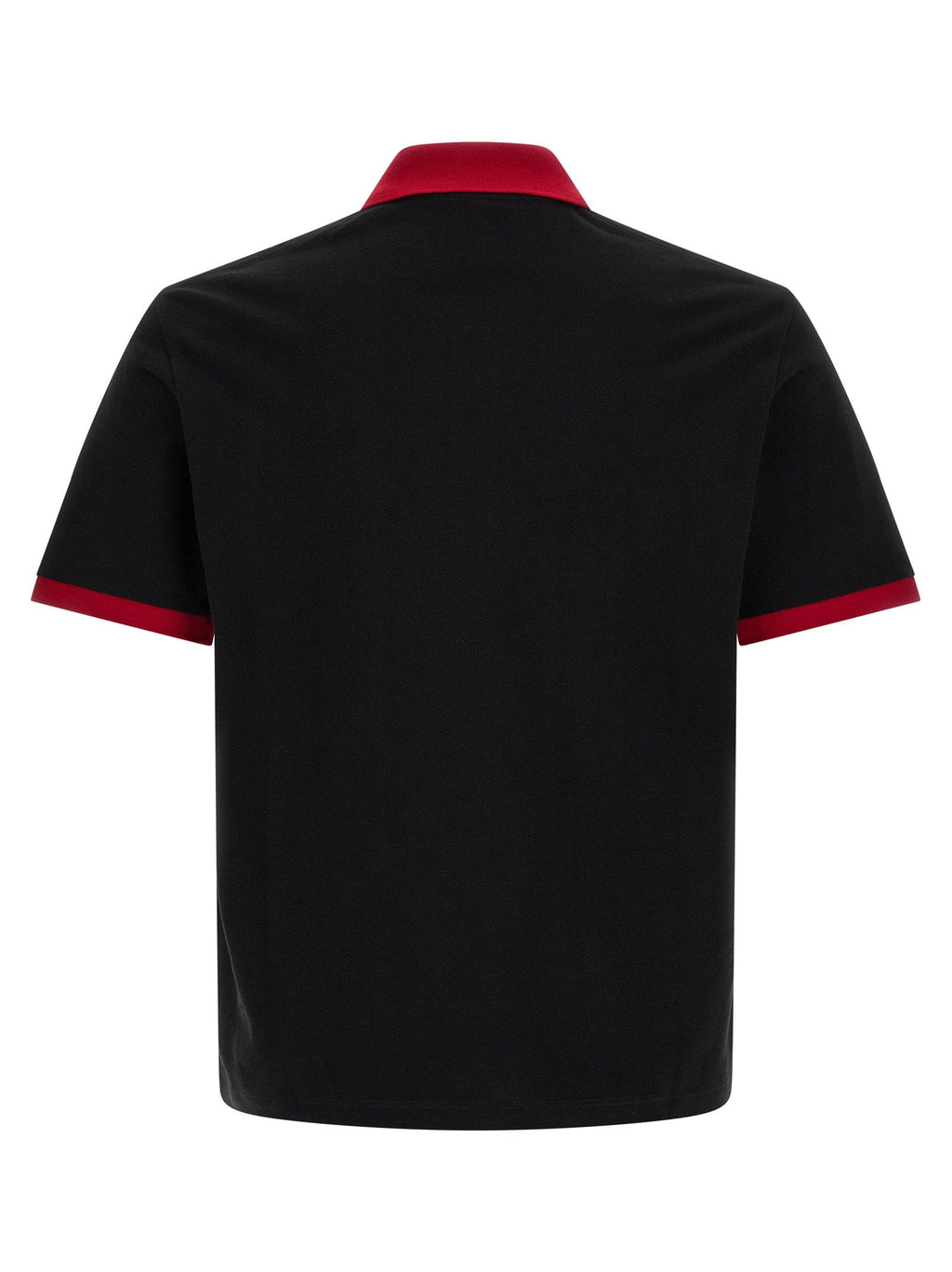 Versace Black Cotton Polo Shirt