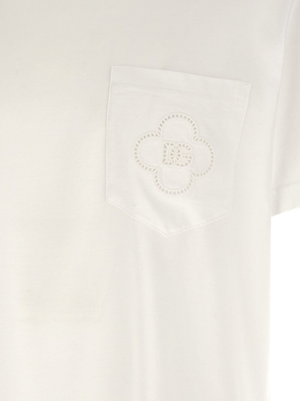 Dolce & Gabbana White Cotton T-Shirt