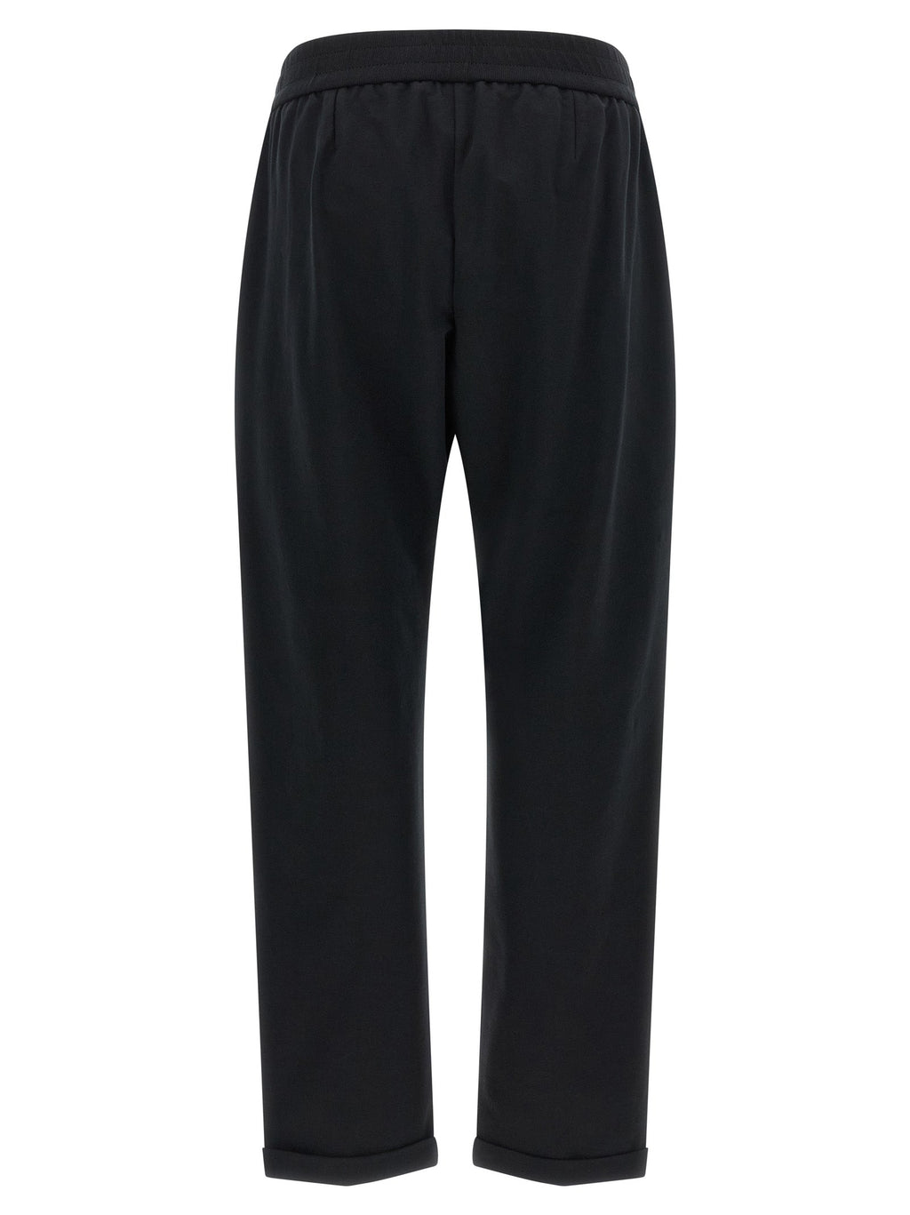 Brunello Cucinelli Black Cotton Joggers (Workout Pants)
