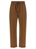 Brunello Cucinelli Brown Cotton Joggers (Workout Pants)
