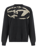 Diesel Black Cotton Sweatshirt