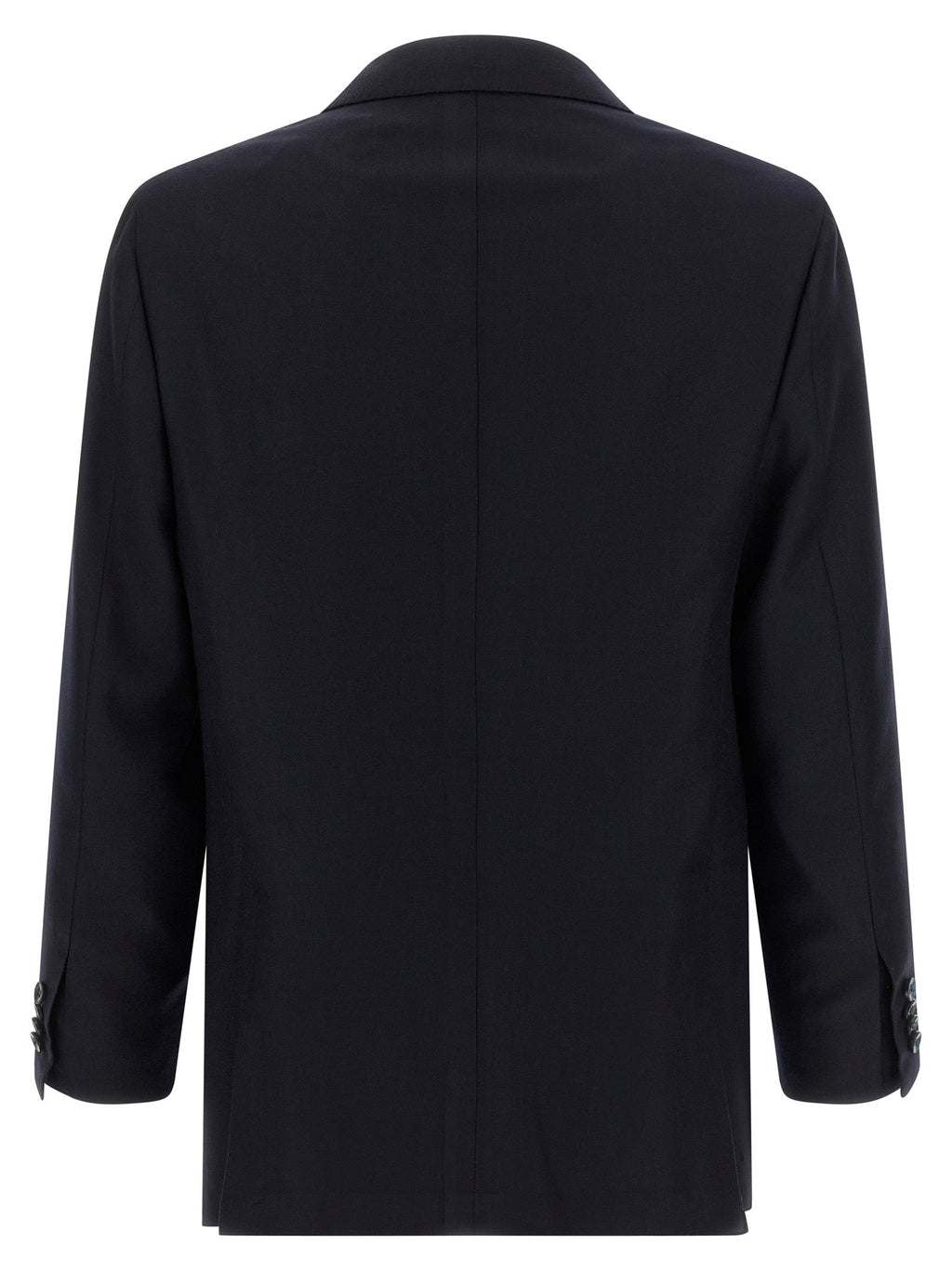 Kiton Blue Virgin Wool Two-Piece Suit