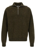 Jil Sander Bicolor Wool Cardigan