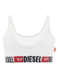 Diesel White Cotton Bra