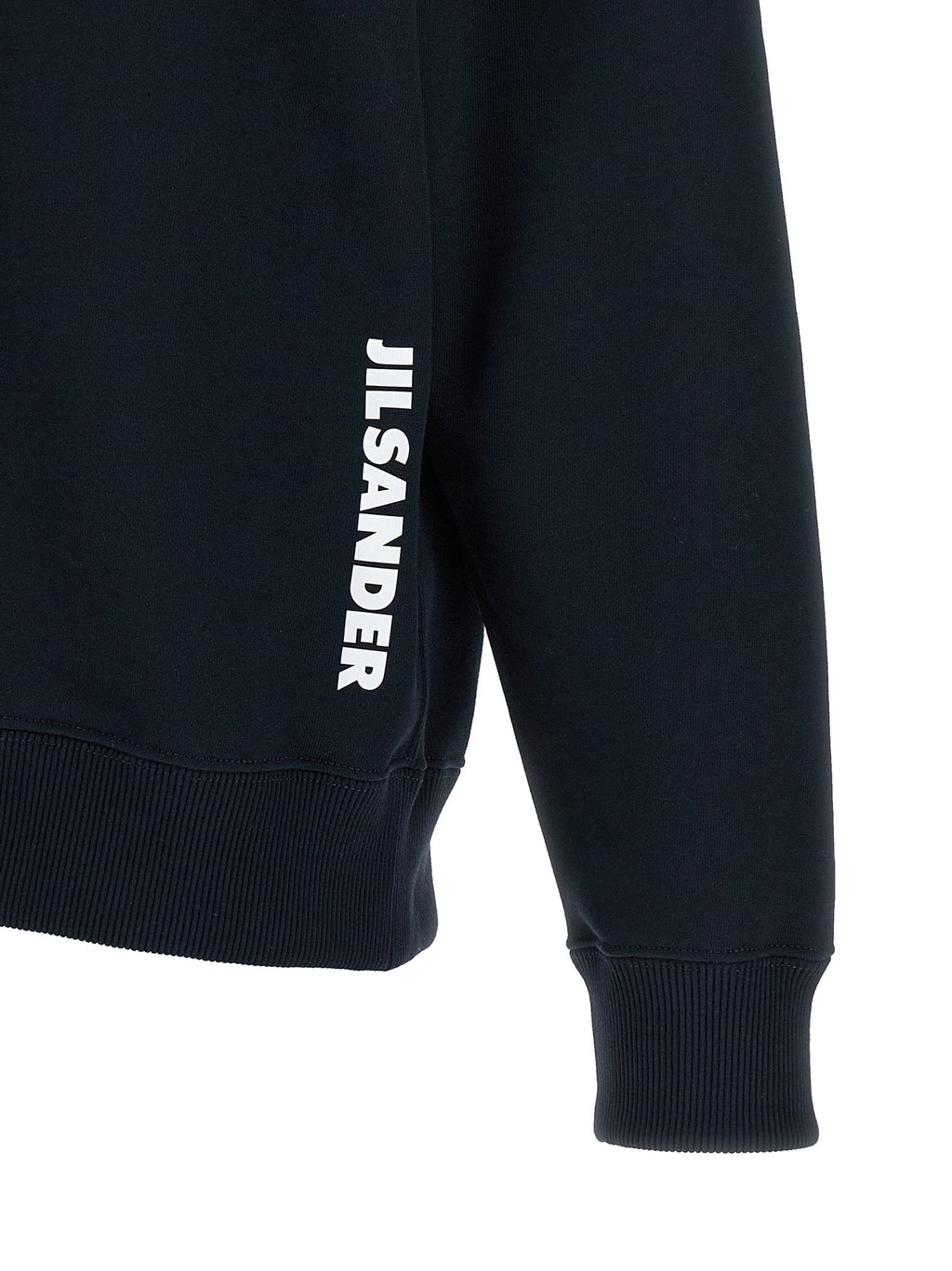 Jil Sander Blue Cotton Sweatshirt