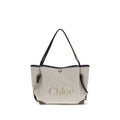 Chloé Gray Cotton Shoulder Bag
