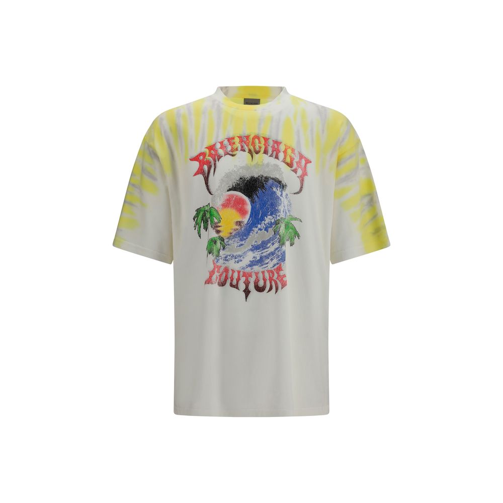 Balenciaga Multicolor Cotton T-Shirt
