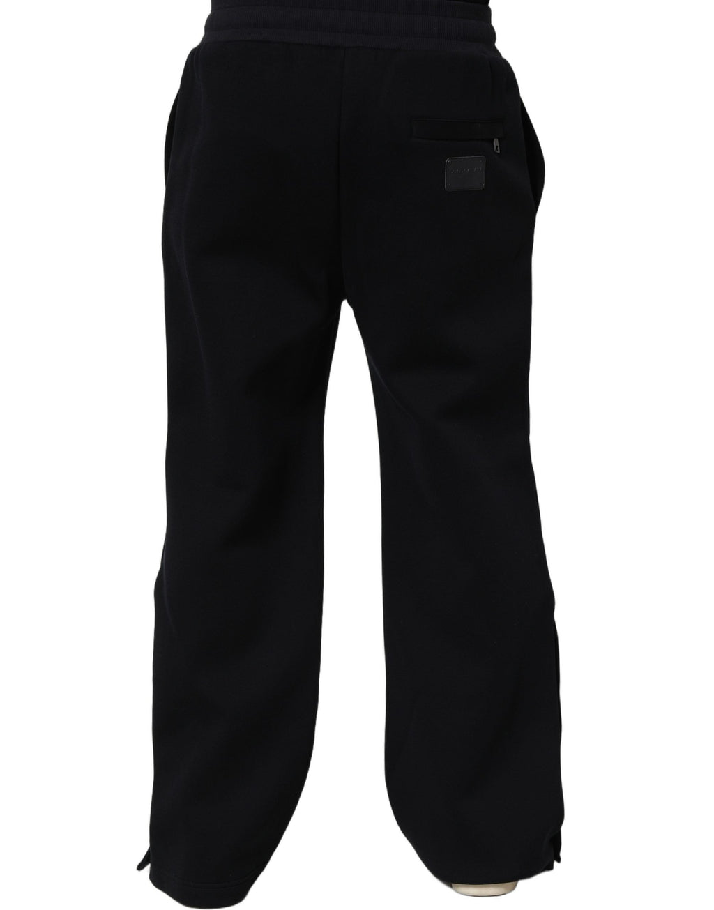 Dolce & Gabbana Black Drawstring Viscose Jogger Men Sweatpants Pants