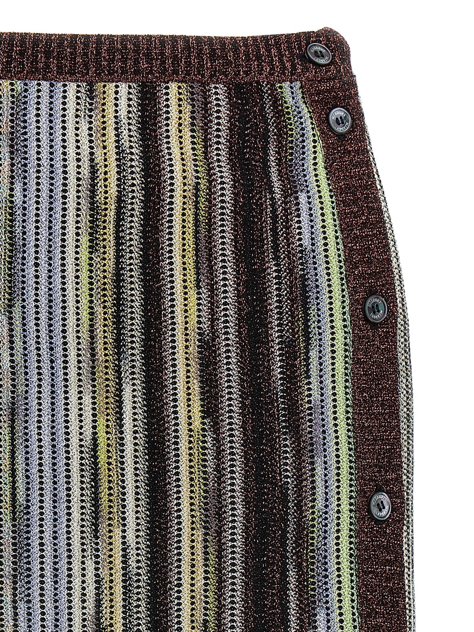 Missoni Multicolor Viscose Long Skirt