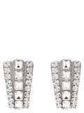 Self-Portrait Silver Cotton Earrings