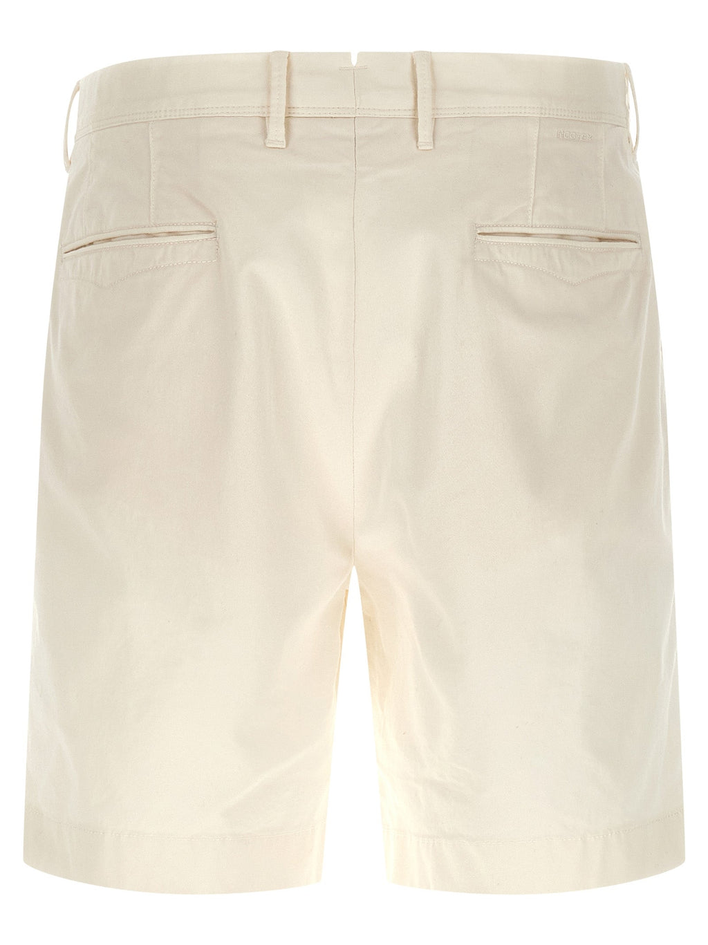 Incotex White Cotton Bermuda Shorts
