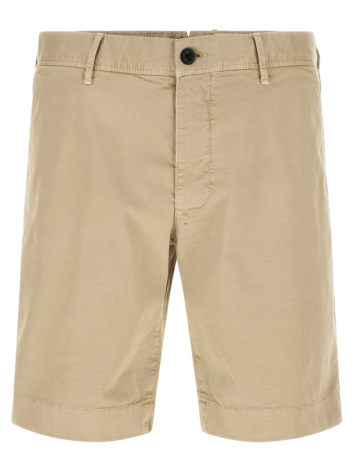 Incotex Beige Cotton Bermuda Shorts