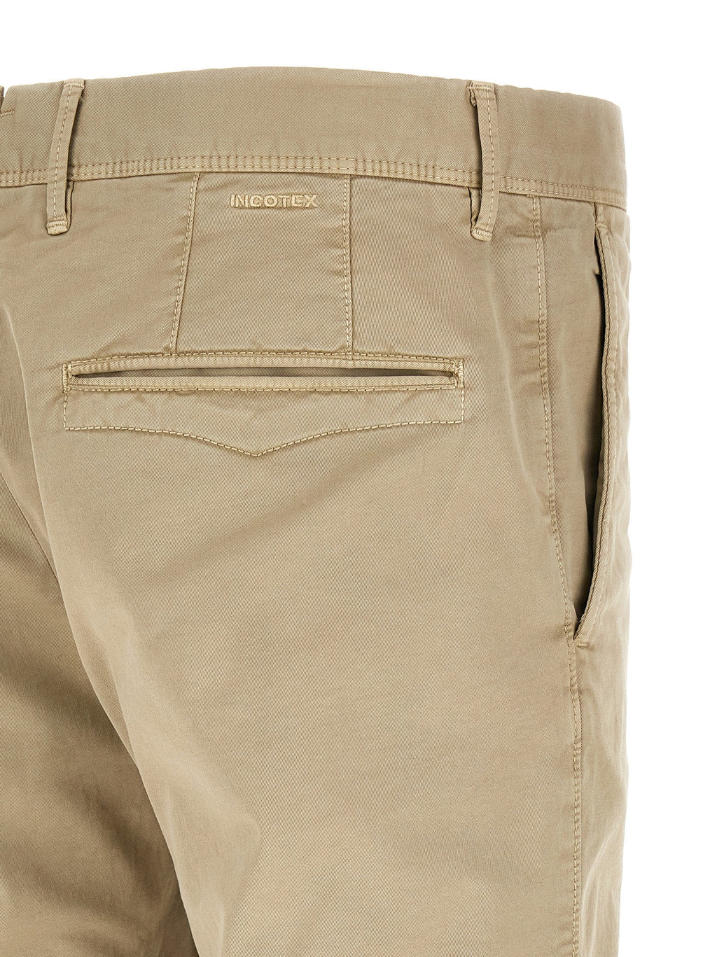 Incotex Beige Cotton Bermuda Shorts